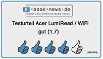 Testurteil für den Acer LumiRead